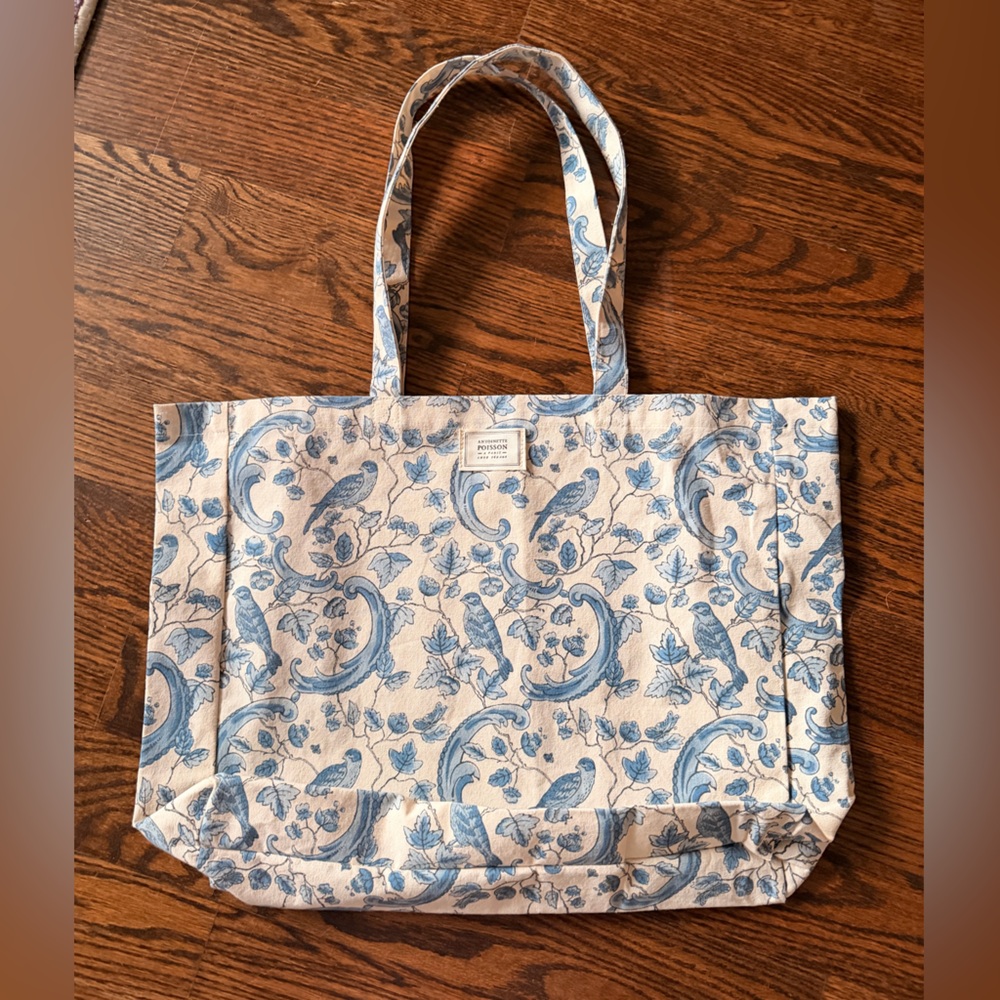 Sezane Antoinette poisson tote bag